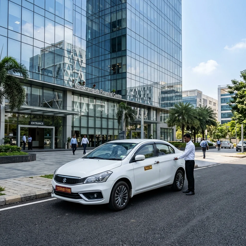 Cab service in Financial District Nanakramguda Hyderabad