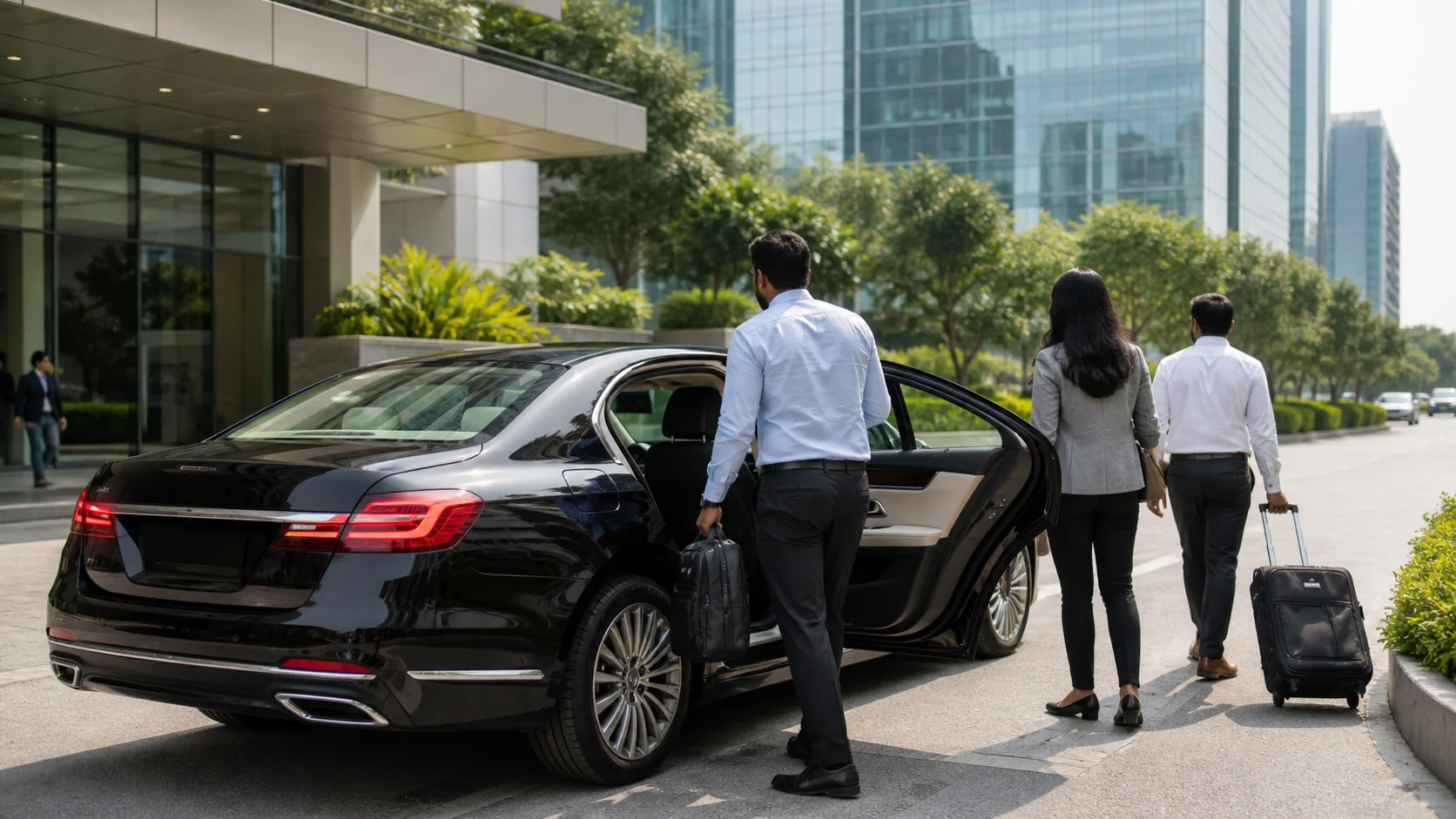 Corporate cab service in Gachibowli for office travel