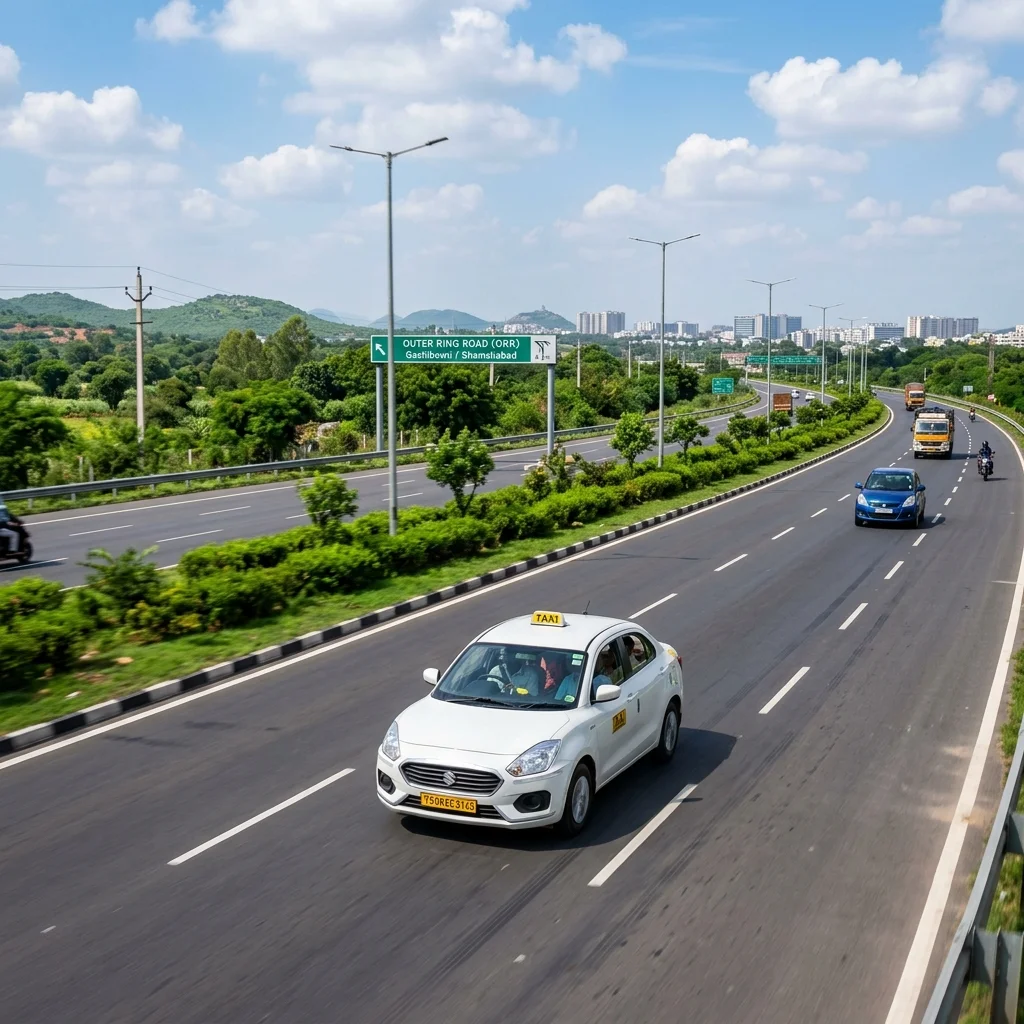 Outstation cab travel from Hitech City Hyderabad