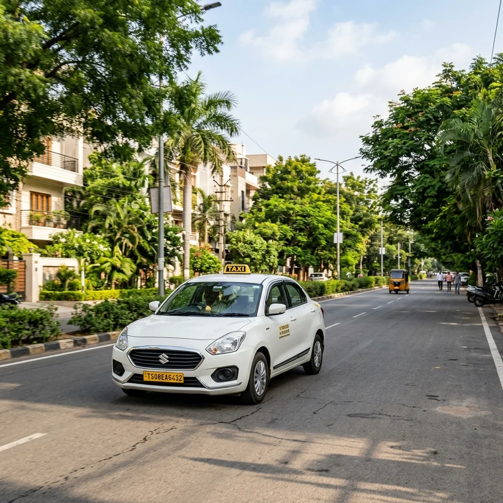 Outstation cab travel from Kondapur Hyderabad